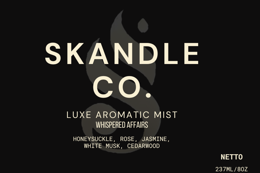 Skandle Co. Aromatic Mist Collection – Bold, Clean, & Luxe Room Sprays